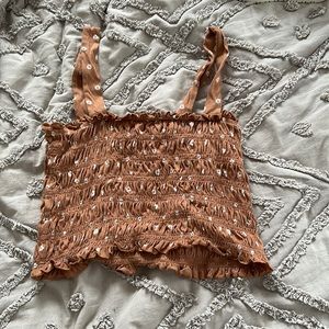 American Eagle Ruffle Tank